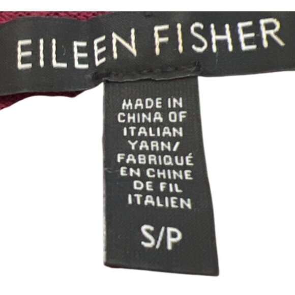 Eileen Fisher Womens Merino Wool Sleeveless Top S/P Burgundy - Picture 3 of 4